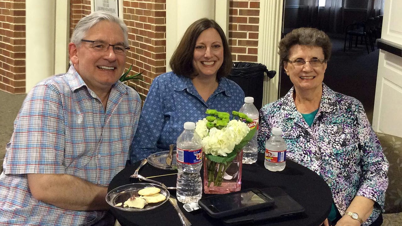 Eric, Sheryl, and Trish at Family Party