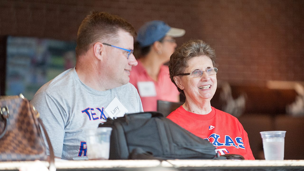 Larry and Trish at Ballpark