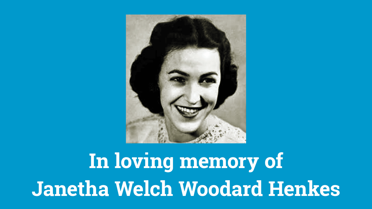 Janetha Welch Woodard Henkes